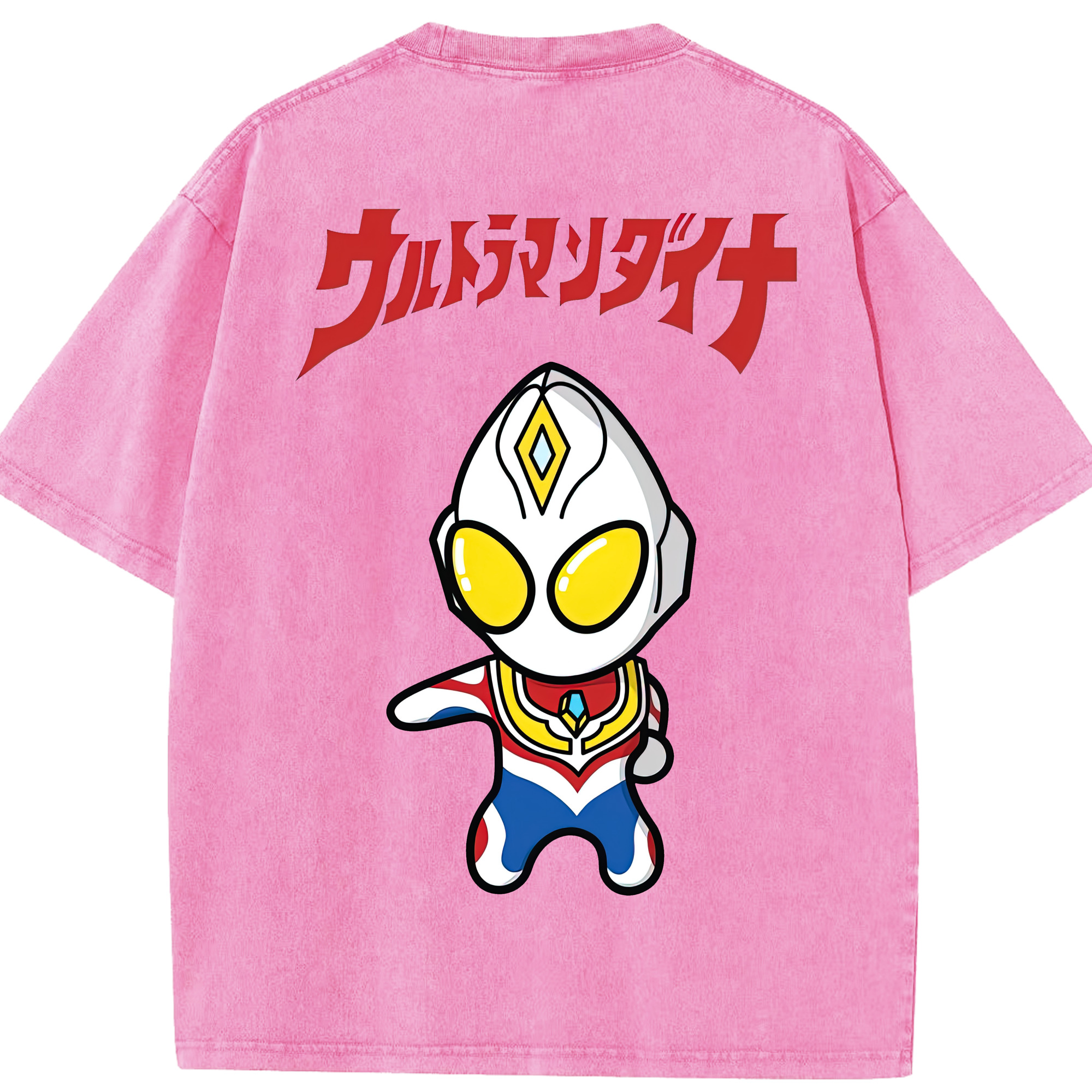 （画像用） ウルトラマン Ultraman 綿100% ヴィンテージ風 半袖Tシャツ（背面プリント）